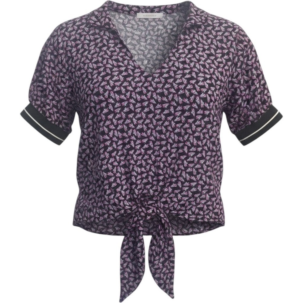 Zara Trafaluc Collection Sneaker Print Blouse Top Sz S, Pre-owned, Short Sleeve‎